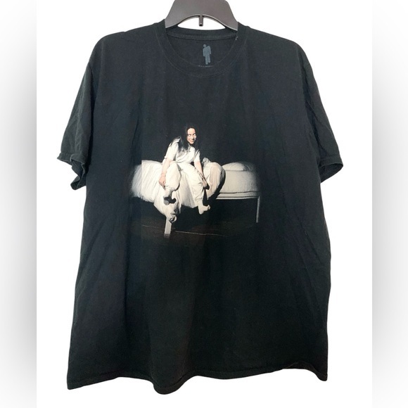 Vintage Billie Eilish Official Sweet Dreams Tee Top T-shirt Black Extra Large - Picture 1 of 11